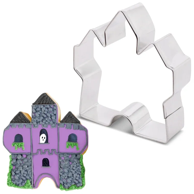 Custom Made Sob Encomenda Mini Chapéu De Bruxa Casa Assombrada Martelo Halloween Cookie Cutters Mold