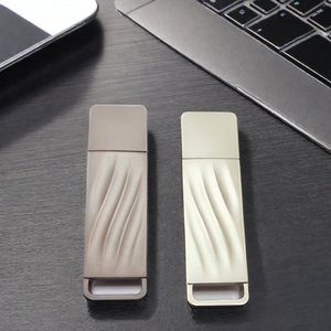 原装1tb/2tb容量金属USB3.0闪存驱动器，写入速度为500m/s，全新设计Pendrive/Usb棒USB 2.0接口