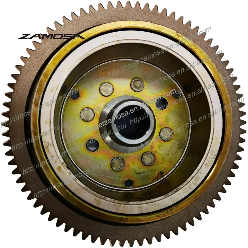 Bajaj CNG รถลาก205CC สามล้ออะไหล่เครื่องยนต์ RE205 RE 205 Magneto Flywheel Comp