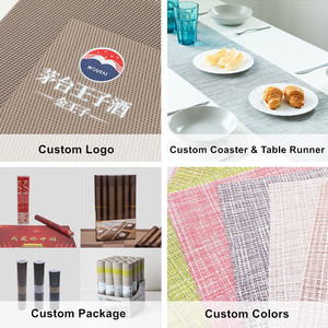 餐桌耐热桌垫防滑编织聚氯乙烯餐垫 - Product Image 6