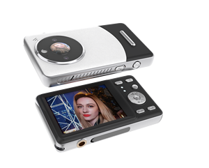 กล้องดิจิตอล HD ช็อตเดียว 3 นิ้ว 16x การจดจําใบหน้ามินิแบบพกพา HD กล้องดิจิตอลป้องกันการสั่นไหวแบบออปติคัล - Product Image 1