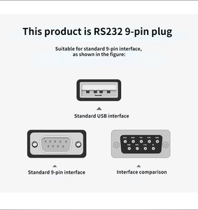 Adattatore RS232 PL2303 chipset seriale cavo da DB9 a USB cavo seriale da USB a RS232 (DB9) - Product Image 2