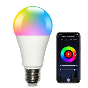 Akıllı ev kablosuz akıllı kablosuz top kabarcık 9W uzaktan kumanda müzik E27 <span class=keywords><strong>B</strong></span> ayarlanabilir renk akıllı ampul