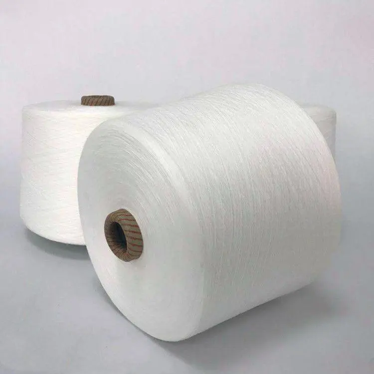 Fil de polyester 100% pour fil de fil filé à l'anneau de tissage