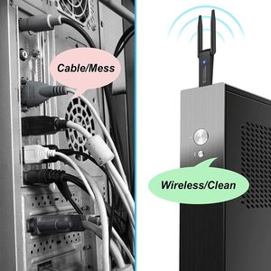 1300Mbps WiFi adaptörü USB 3.0 çift bant 5GHz/2.4GHz kablosuz ağ adaptörü 2 antenler MU-MIMO WiFi güvenlik cihazı windows ve Mac OS - Product Image 5