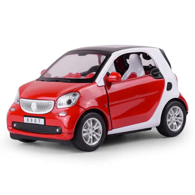 Modelo de coches fundidos a presión para niños, colección de coches inteligentes, coches extraíbles, juguetes, gran oferta, 1 24