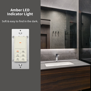 Interruttore Smart Timer ETL FCC interruttore luce a parete Smart Home pulsanti regolabili conto alla rovescia Timer interruttore luce a più periodi - Product Image 5