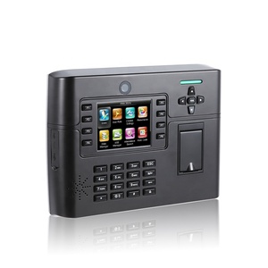 El último algoritmo de huellas dactilares y el nuevo firmware Multi-Media Sistema de control de acceso de huellas dactilares con cámara y batería