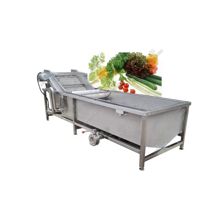 Roestvrij Staal 304 De Plantaardige Wasmachine Van De Luchtbel In De Fruit En Plantaardige Het Schoonmaken Verwerkingslijn