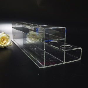 High Quality 2 <strong>Steps</strong> <strong>Counter</strong> Top <strong>Display</strong> Stand Clear Tiered Acrylic Retail <strong>Display</strong> Racks - Product Image 2