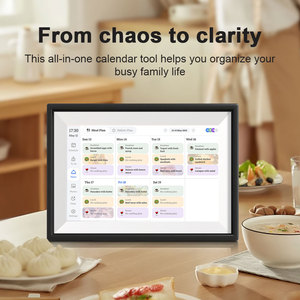 10.1 "lịch trình bữa ăn Khung Ảnh lịch kỹ thuật số thông minh, biểu đồ Nhiệm Vụ, màn hình cảm ứng thông minh HD Lịch Điện tử tương tác tại nhà - Product Image 5