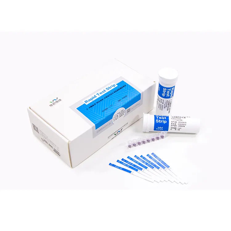 Kits de test rapide Fluroquinolones Bandelette de test rapide Quinolones Kit de test d'antibiotiques du lait