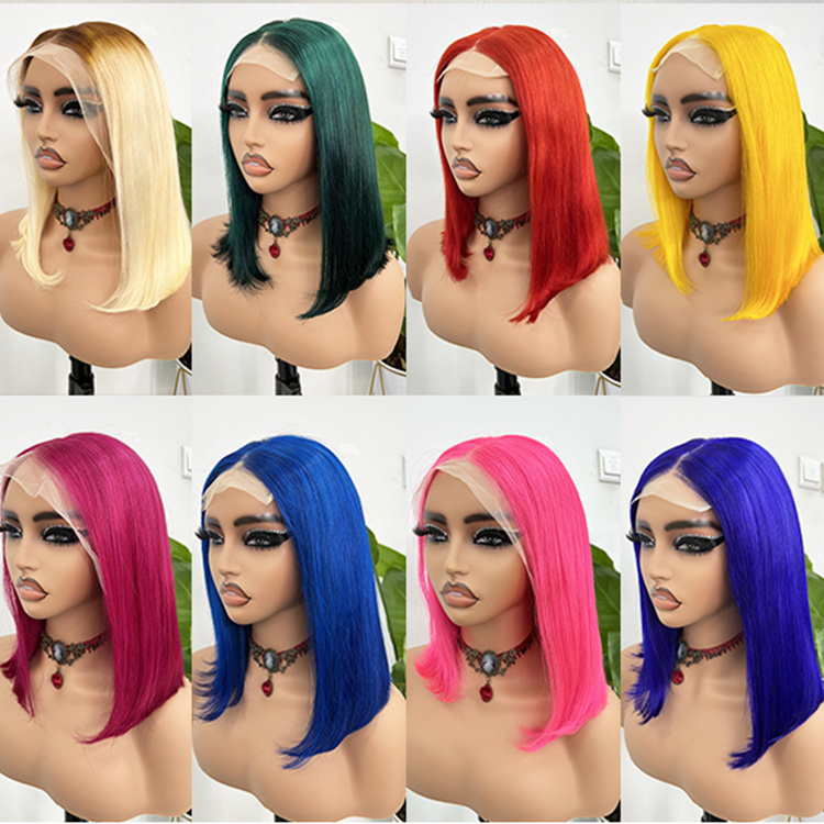 Perruque Bob Colorée