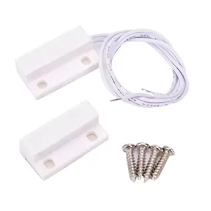 Sensor de puerta con cable de contacto normalmente abierto/alarma de seguridad de ventana Contacto NO - Product Image 4