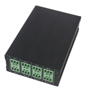 High Quality <strong>Audio</strong> Router POE Power Dante 4 in 4 Out Converter for <strong>Microphones</strong> or AUX <strong>Inputs</strong> Number Increasing - Product Image 1