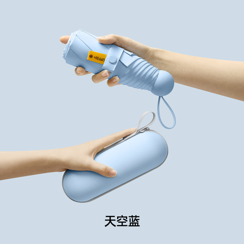 Sky Blue Capsule Box