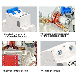 Disyuntor fácil de instalar 1P 2P 3P 4P Disyuntor Mcb Disyuntores en miniatura - Product Image 5