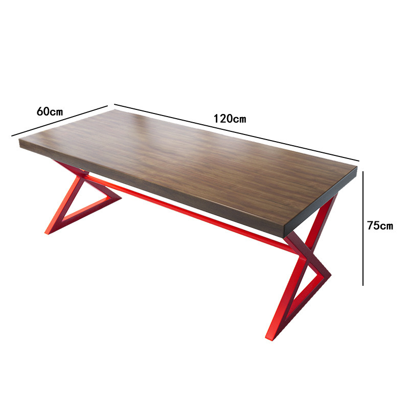 Red Rectangle Table