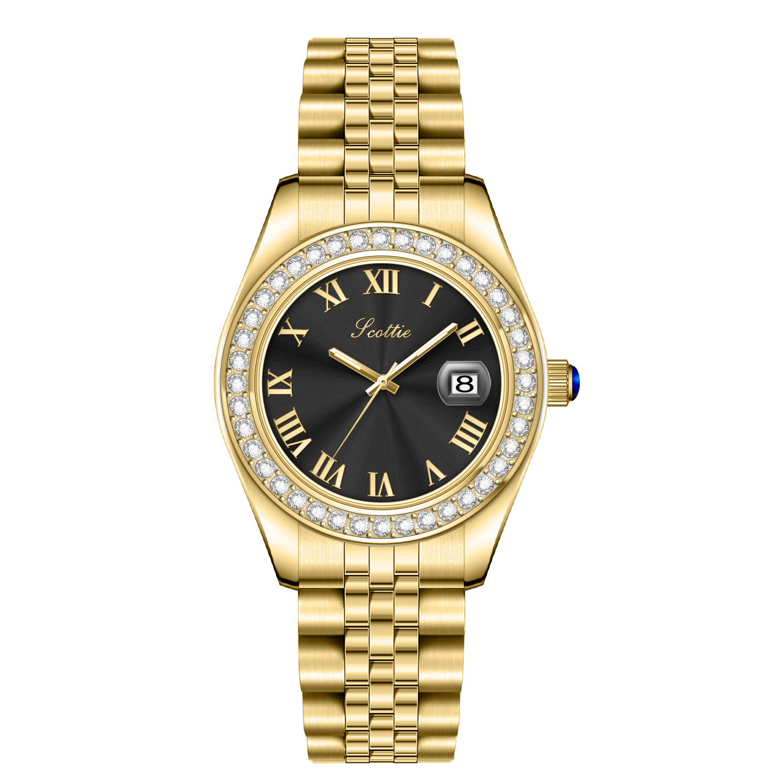 Gold-black