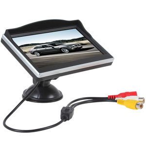 IPoster 2 Way Install Suction Stand Mount Dashboard 2 <strong>Video</strong> <strong>Input</strong> 5&quot; Car Rear View <strong>Monitor</strong> - Product Image 3