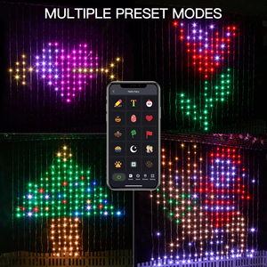 Smart DIY Picture Curtain <strong>String</strong> Light Bluetooth APP Control Symphony RGB Light Smart Programming <strong>LED</strong> Light <strong>String</strong> Garland Decor - Product Image 4