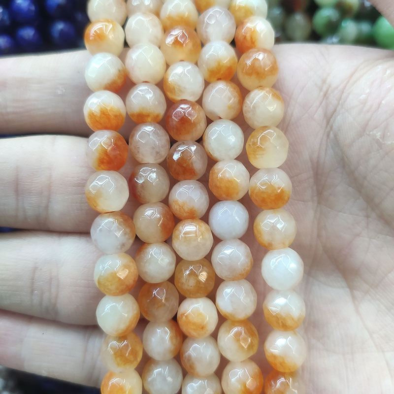 Orange-white Candy Jade