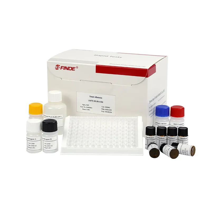 Besleme ve tahıl için doğru toplam aflatoksin (AFT) ELISA Test kiti