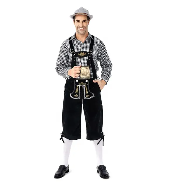 Bestseller Großhandel Hot Sale Mode Bier Männer Uniform Oktoberfest Männer Kostüm Männer Bier Cosplay Kostüme