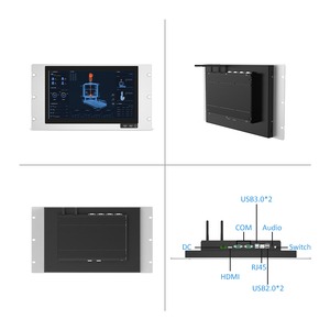 Monitor LCD integrado de 15, 17 y 19 pulgadas, pantalla táctil completa IP65, montaje en pared Win 10 11Windows Linux, panel de Marco abierto Industrial PC - Product Image 3