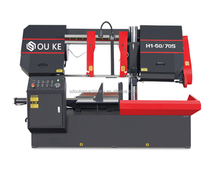 เครื่องเลื่อยวงเดือนตัดโลหะ CNC อัตโนมัติเต็มรูปแบบวิธีแรงดึงไฮดรอลิกแนวนอนแกนมอเตอร์ใช้การเลื่อยปรับความเร็วได้ - Product Image 3