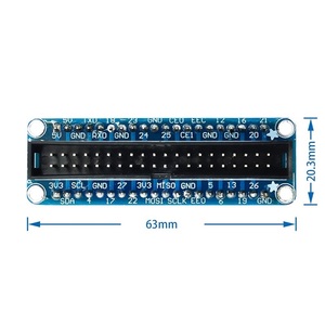 GPIO-Adapter platine 40-polig kompatibel mit Raspberry Pi Raspberry PI für Breadboard-Erweiterungs karte für Raspberry PI B.