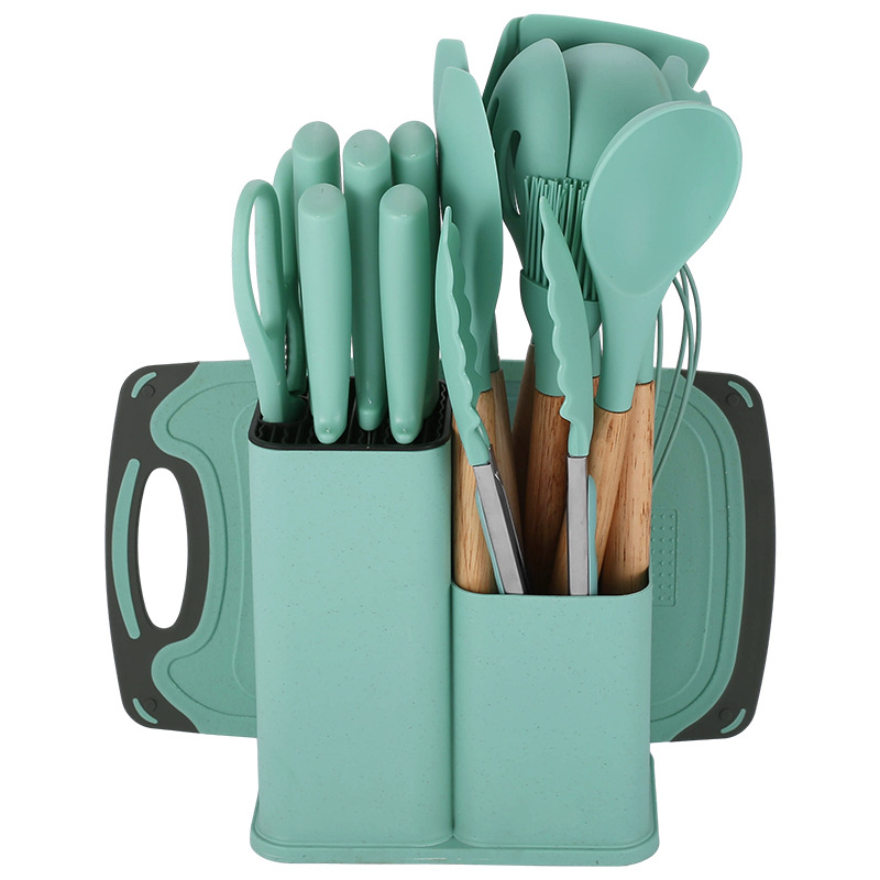 Vert foncé-ensemble de 19 pièces-1300g