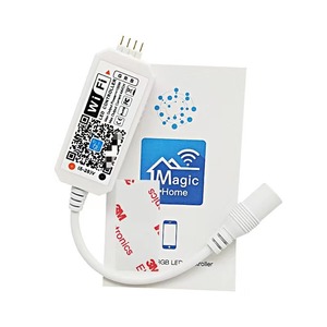 LEDライトストリップ用のマジックWiFiRGBコントローラー、AndroidおよびiOS無料アプリWiFiコントロールボックス、Alexaと互換性があります - Product Image 6