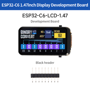 ESP32-C6 scheda di sviluppo Display da 1.47 pollici processore RISC-V a 32 bit BLE 5 per Arduino WiFi6/BT/LVGL/HMI Onborad SD-Port/RGB-LED