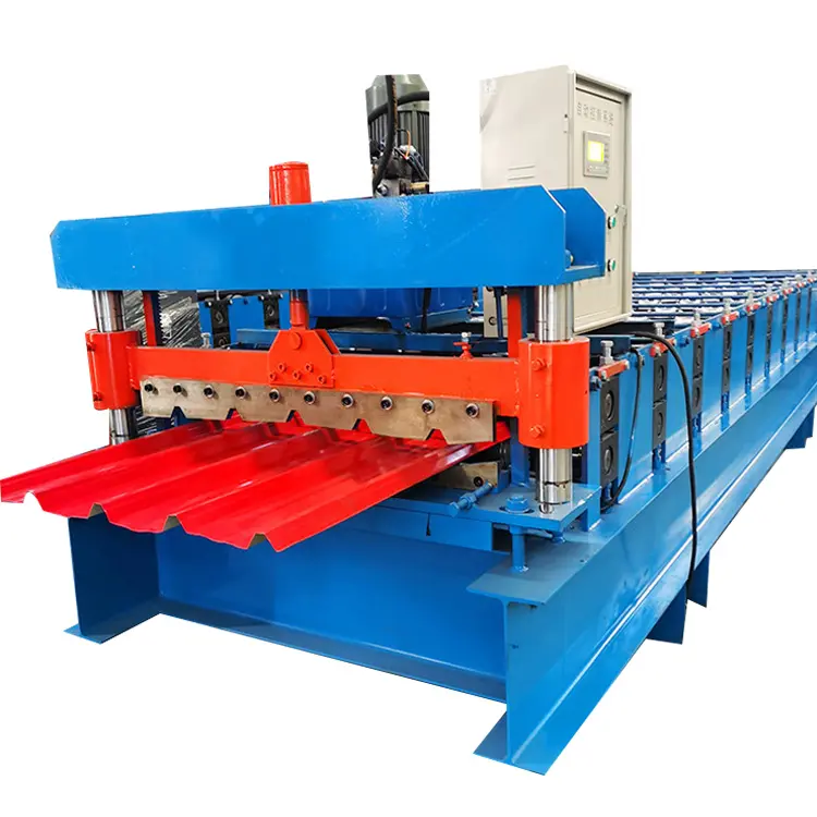 IBR Metal Roofing And Colored Steel Q Tile Roll Forming Machine For Sale Building Material Tile Making Machine