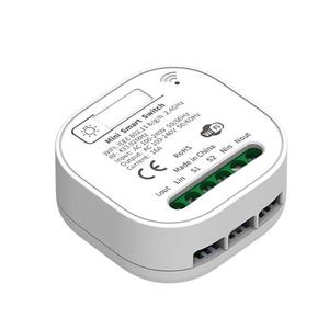 Módulo de interruptor inteligente con WiFi para el hogar, interruptor de luz con 2 vías de Control RF, sin batería, funciona con Alexa y Google, Tuya Smart Life 16A