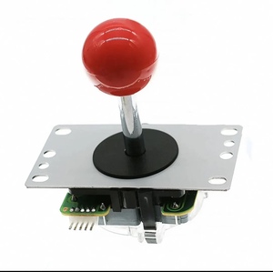 Aismartlink Arcade klasik rekabet 5Pin 4 ve 8 yolları Joystick DIY Arcade oyun kiti parçaları (kırmızı) - Product Image 1