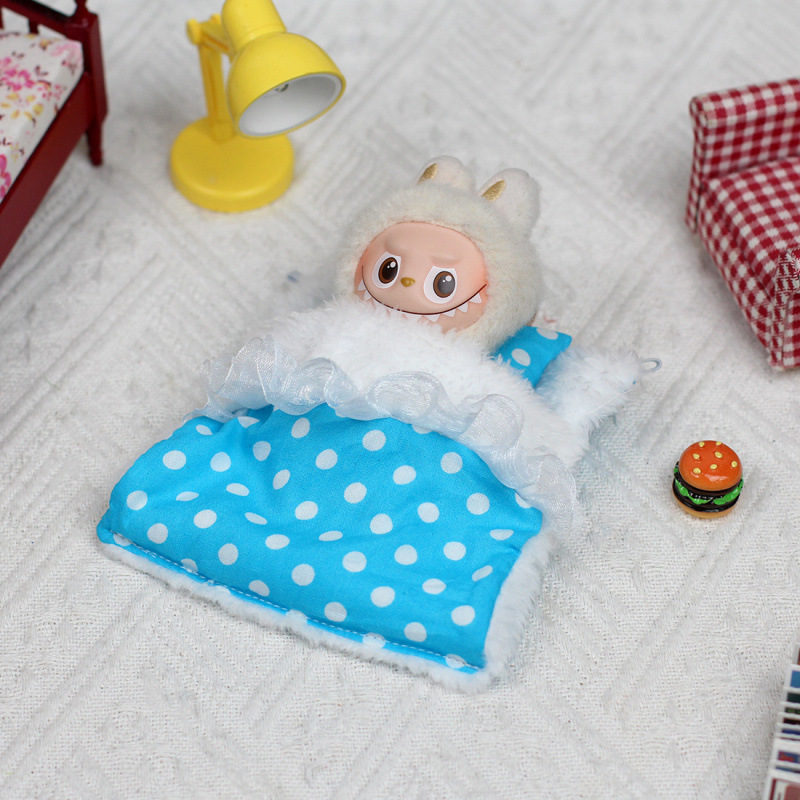 Mini Dotted Blue (Sleeping Bag Pillow)