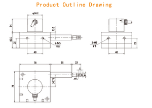 Längen mess seil codierer HY78S-3000mm Draw Draht verschiebung sensor linearer Draht codierer - Product Image 6