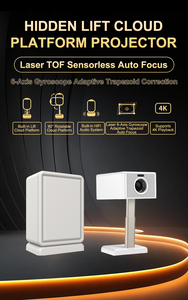 Nhà Máy Bán Buôn TS-10 4K Chiếu Tự Động Tập Trung Android 13 3D Sẵn Sàng Mini Xách Tay Rạp Chiếu Phim Gia Đình Máy Chiếu - Product Image 2