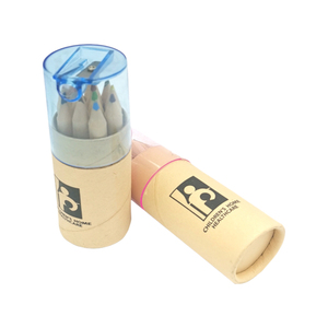 Tùy Chỉnh Bằng Gỗ Bút Chì Thiết Lập Với Mài Mini Màu Bút Chì Thiết Lập Với Biểu Tượng Tùy Chỉnh Bằng Gỗ Màu Bút Chì Với Kraft Hộp Giấy - Product Image 3