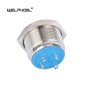 Welfnobl สวิตช์ปุ่มกด4ขา IP65 2A กันน้ำแบนหัวกลม - Product Image 6
