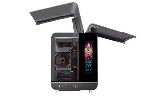ZeroMaster Phantom kanat LCD ekran oyun durumda yeni serin görünüm oyunu bilgisayar kasası temperli cam yeni LCD ekran bilgisayar kasası - Product Image 2
