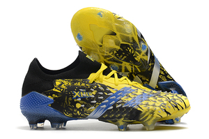 Erkek Predator Predator 1 1 serisi futbol örme yüksek ve düşük katı firma zemin CLEATS FG futbol ayakkabısı 39-45