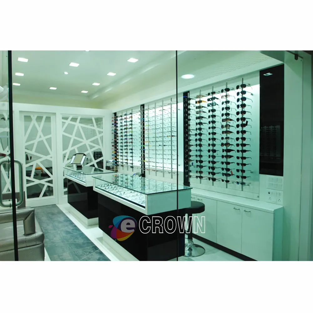 Glasses shop design Names eyewear shop Stores With store design eyewear showcase OEM