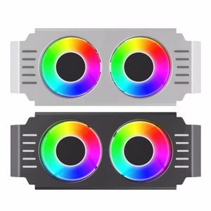 <strong>Desktop</strong> Computer <strong>DDR1</strong>-5 <strong>Memory</strong> Heat Sink ARGB Fan Dual Fan PWM Computer Case Cooling <strong>Memory</strong> Cooler with Rgb Fan - Product Image 6