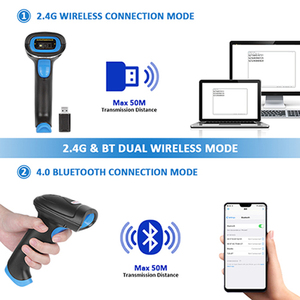 Luckydoor K-620RB高速Android Bluetooth2.4Gハンドヘルド2DバーコードスキャナーQRコードリーダースキャナー - Product Image 4