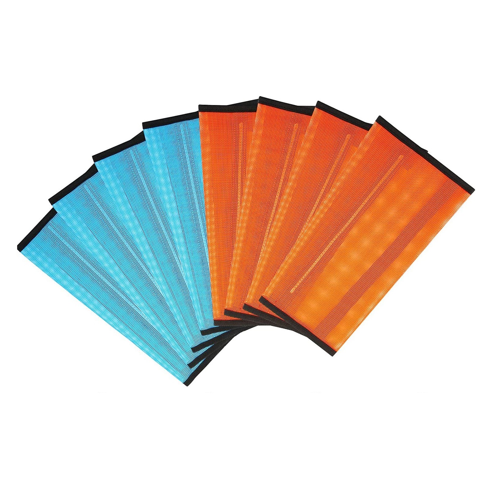 สีฟ้าและสีส้ม