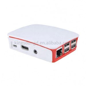 Ahududu Pi 4 Model B resmi ile soğutucu güç adaptörleri ABS s plastik kutu kabuk ahududu Pi için 4B kapak - Product Image 2
