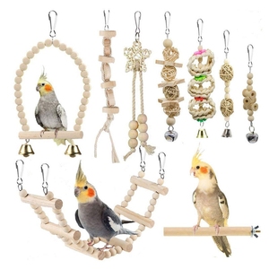 ชุดของเล่นนกแก้วหลายชิ้นของเล่นสำหรับห้อยลูกปัดหลากสี - Product Image 1